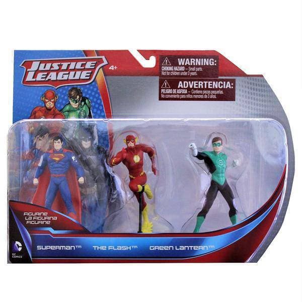 DC Comics: Justice League of America Action Figure 3-Pack - Superman, Flash, Green Lantern - by DC Direct | Buy at ToyShnip