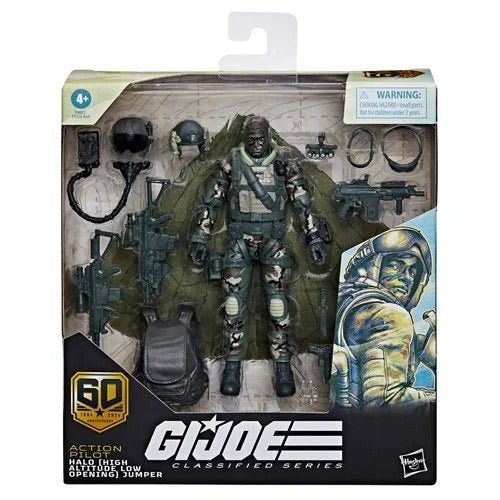 G.I. Joe Classified Series 60th Anniversary 6 - Inch Action Pilot HALO Jumper Action Figure - by Hasbro