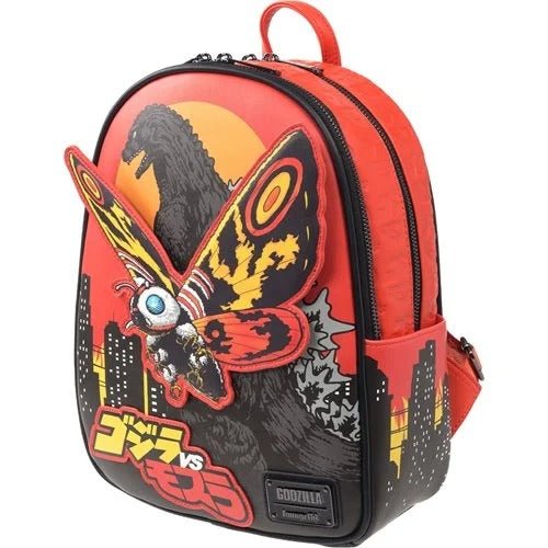 Loungefly Godzilla vs. Mothra Midsize Backpack - Entertainment Earth Exclusive - by Loungefly