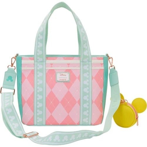 Loungefly Mickey Mouse Tennis Tote Bag with Coin Bag - by Loungefly