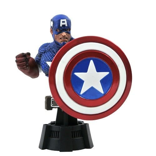 Marvel Comic Captain America 1/7 Scale Bust - by Diamond Select | Buy at ToyShnip
