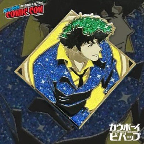 Zen Monkey: Sparkle Series: Spike - Limited Edition - Cowboy Bebop Enamel Pin - by Zen Monkey Studios