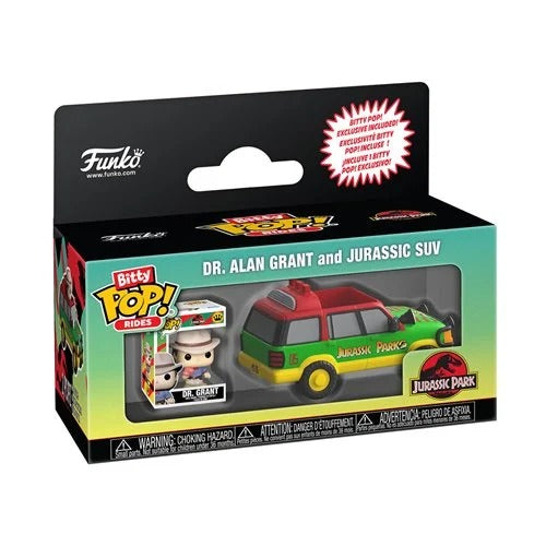 Funko Pop! Ride Bitty Jurassic Park Dr. Grant with SUV