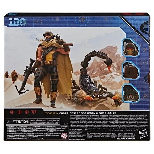 G.I. Joe Classified Series Deluxe Cobra Desert Scorpion & SKRP10N-25 6-Inch Action Figures