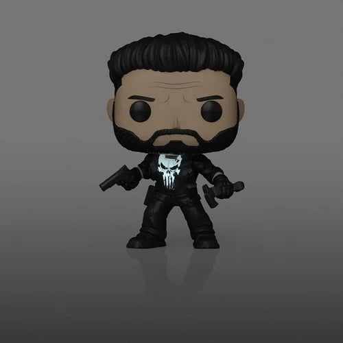 Funko Pop! 1635 - The Punisher: One Last Kill - Punisher Glow-in-the-Dark Vinyl Figure - Entertainment Earth Exclusive