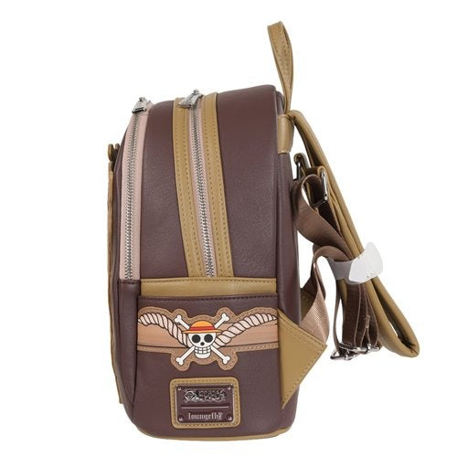 Loungefly One Piece Wanted Dead or Alive Monkey D. Luffy Mini-Backpack - Entertainment Earth Exclusive