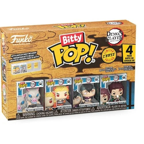 Funko Bitty Pop! Demon Slayer Mini-Figure 4-Pack Specialty- Select Figure(s)