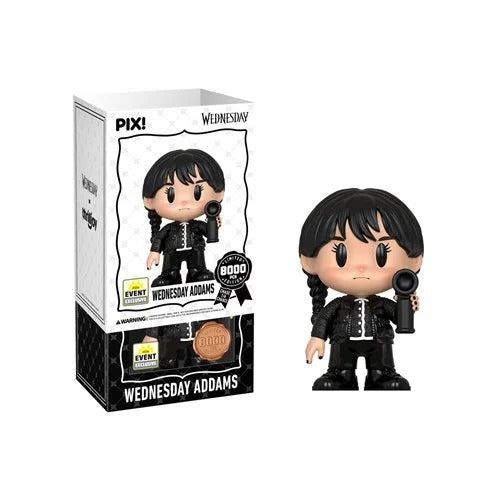 ThrillJoy Pix! Wednesday Addams Vinyl Figure - 2026 Convention Exclusive