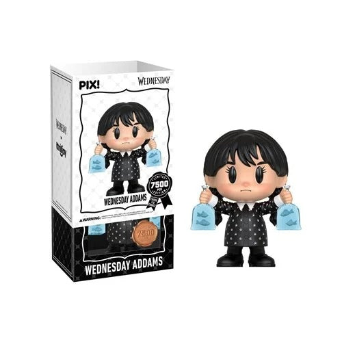 ThrillJoy Pix! Wednesday with Piranhas Vinyl Figure