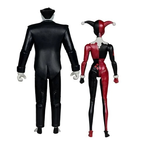 DC Direct Batman Animated Harley Quinn and The Joker Mad Love 6-Inch Action Figure 2-Pack & Comic - Gold Label Exclusive