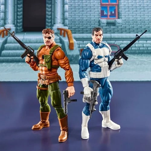 Marvel Legends Series Gamerverse Punisher and Nick Fury 6-Inch Action Figures