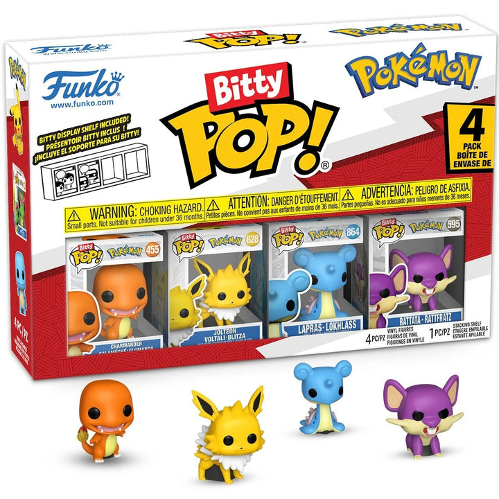 Funko Bitty Pop! Pokemon Mini-Figure 4-Pack - Select Figure(s)
