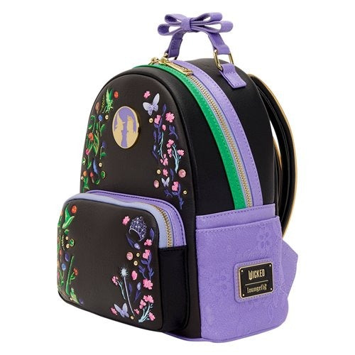 Loungefly Wicked Glinda and Elphaba Floral and Lace Mini-Backpack