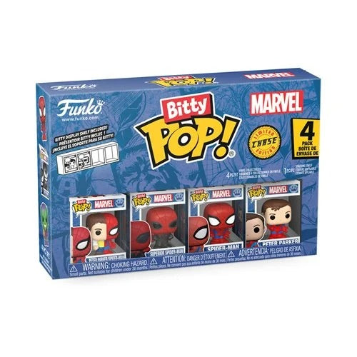 Funko Bitty Pop! Spider-Man Mini-Figure 4-Pack - Select Figure(s)