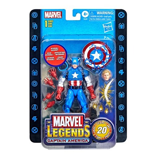 Marvel Legends 20th Anniversary Series 1 Captain America 6-inch Action Figure