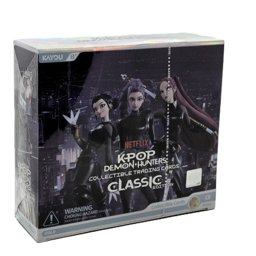KPop Demon Hunters Classic Edition Series 1 Collectible Trading Card Display of 20 Packs
