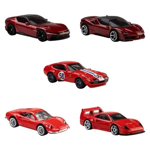 Hot Wheels Ferrari Vehicle 5-Pack