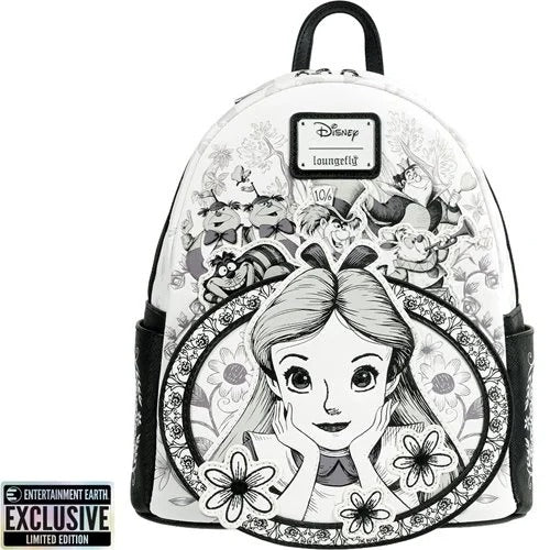 alice and wonderland mini backpack Amazon.com: Loungefly Disney In Cameo BLACK NONE: Clothing, Shoes & Jewelry adjustable shoulder straps ensure optimum comfort for your daughters shoulders Alice in Wonderland Sketch Mini-Backpack