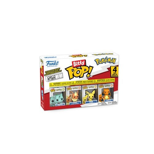 Funko Bitty Pop! Pokemon Mini-Figure 4-Pack - Select Figure(s)