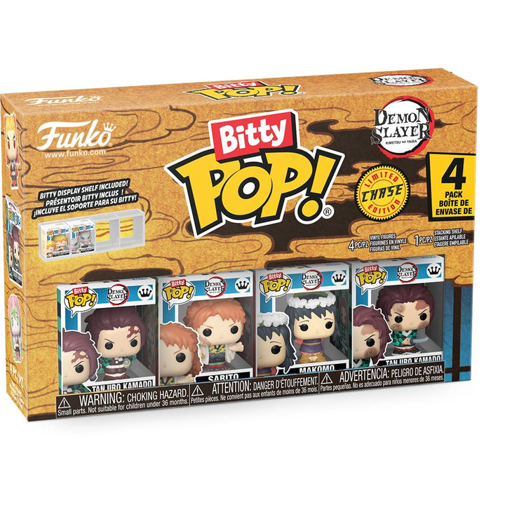 Funko Bitty Pop! Demon Slayer Mini-Figure 4-Pack Specialty- Select Figure(s)