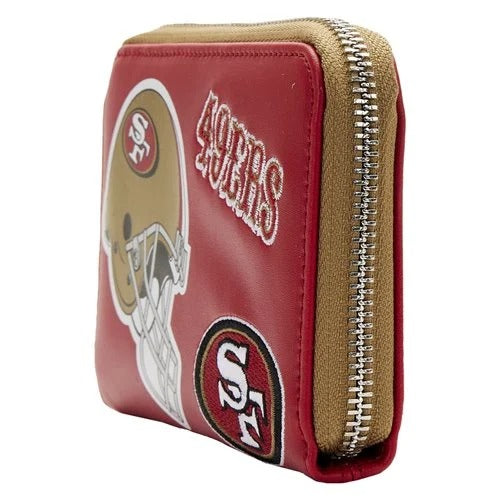 NFL San Francisco 49ers Patches Zip-Around Wallet