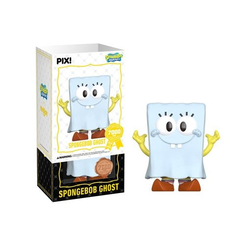 ThrillJoy Pix! SpongeBob SquarePants Ghost Vinyl Figure