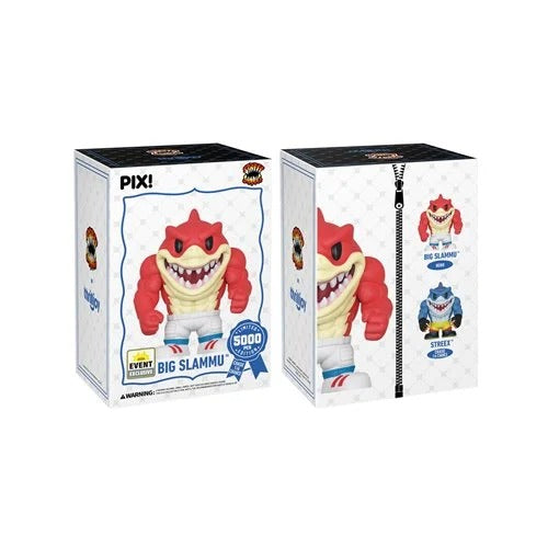 ThrillJoy Pix! Street Sharks Big Slammu Vinyl Figure - 2026 Convention Exclusive
