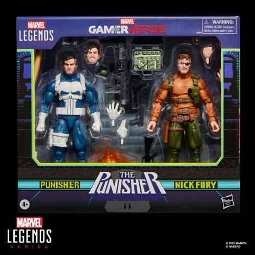 Marvel Legends Series Gamerverse Punisher and Nick Fury 6-Inch Action Figures