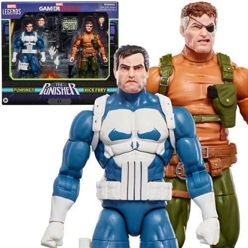 Marvel Legends Series Gamerverse Punisher and Nick Fury 6-Inch Action Figures
