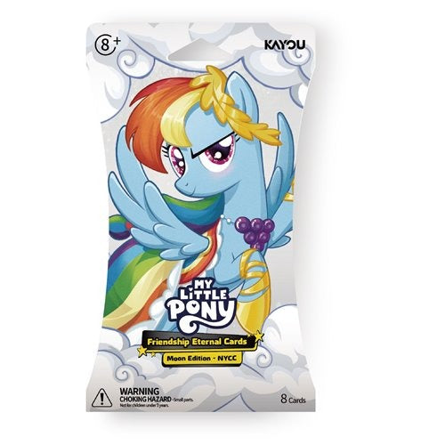 My Little Pony Friendship Eternal Moon Edition NYCC Trading Card Display of 12 Packs