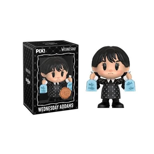 ThrillJoy Pix! Wednesday with Piranhas Vinyl Figure