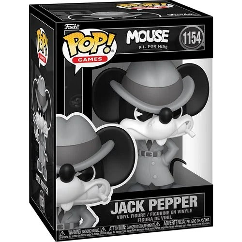 Funko Pop! 1154 Games - Mouse P.I. For Hire - Jack Pepper Vinyl Figure