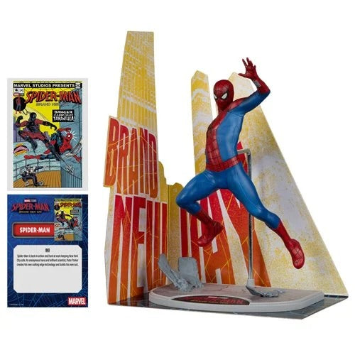 Marvel Rivals Spider-Man: Brand New Day 1:6 Scale Posed Figure with Scene and Comic