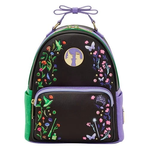 Loungefly Wicked Glinda and Elphaba Floral and Lace Mini-Backpack