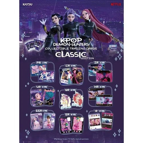 KPop Demon Hunters World Tour Classic Edition Collector Box 001 Collectible Trading Card 10-Pack