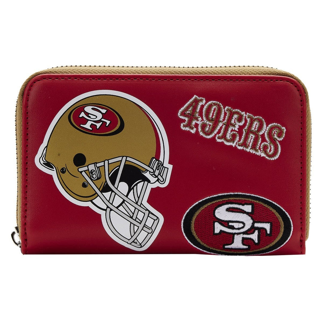 NFL San Francisco 49ers Patches Zip-Around Wallet