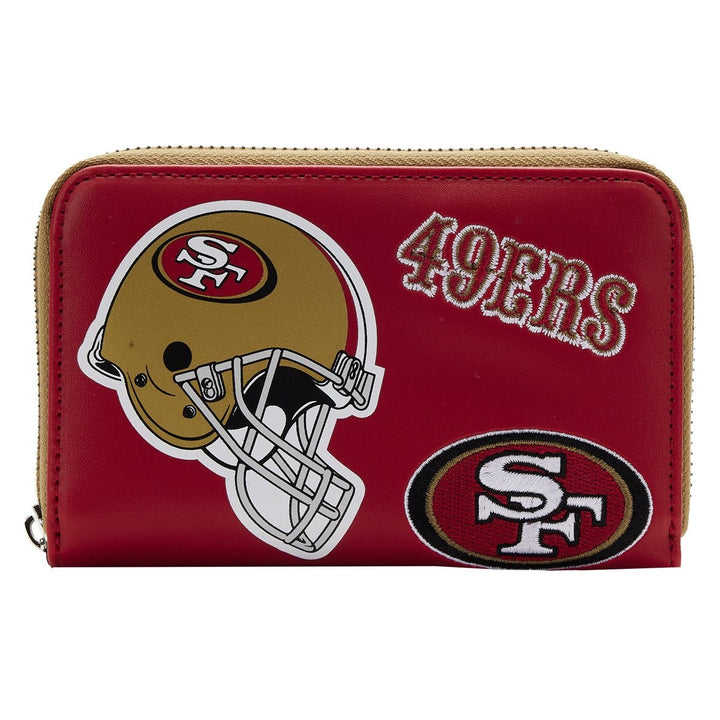 NFL San Francisco 49ers Patches Zip-Around Wallet