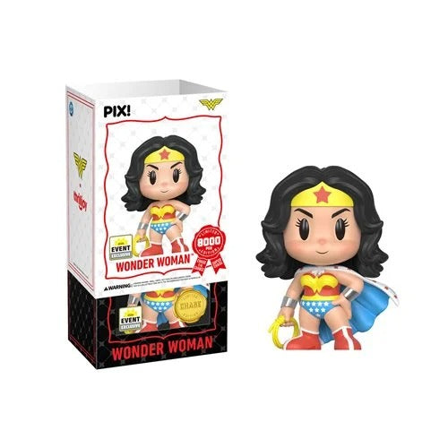 ThrillJoy Pix! Wonder Woman Retro Vinyl Figure - 2026 Convention Exclusive