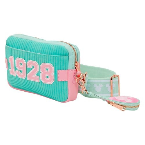 Loungefly Mickey Mouse Tennis Sling Crossbody Bag with Coin Bag