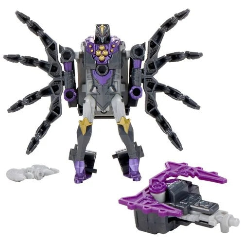 Transformers Cyberworld Airachnid Armored Cyber Changers 4-Inch Action Figure