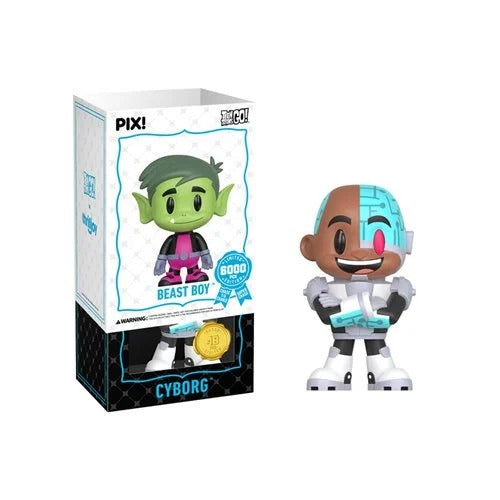 ThrillJoy Pix! Teen Titans Go! Beast Boy Vinyl Figure