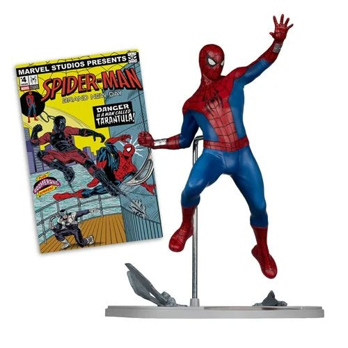 Marvel Rivals Spider-Man: Brand New Day 1:6 Scale Posed Figure with Scene and Comic