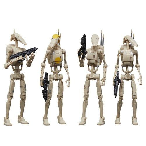 Star Wars The Vintage Collection Battle Droid 3 3/4-Inch Action Figures 4-Pack