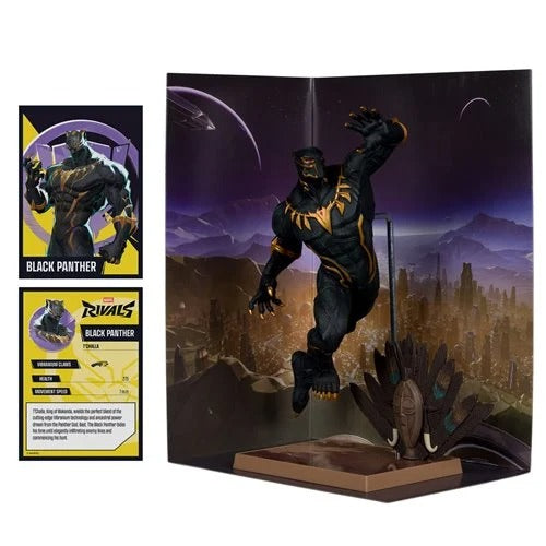 Marvel Rivals Black Panther 1:6 Scale Posed Figure with Scene and Comic