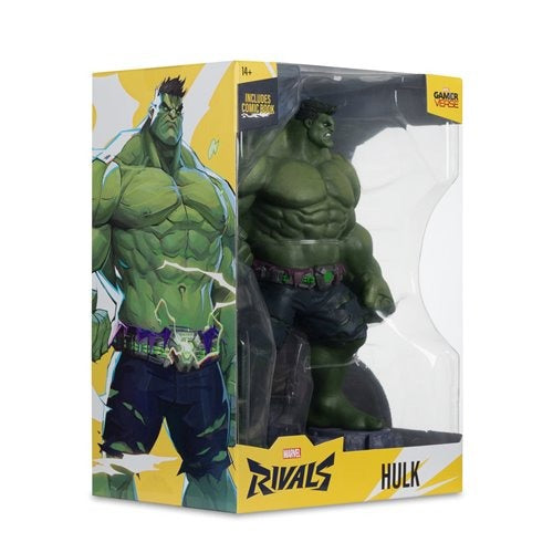 McFarlane Toys Marvel Rivals The Hulk 1:6 Scale Posed Figure with Scene and Comic