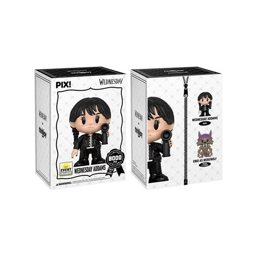 ThrillJoy Pix! Wednesday Addams Vinyl Figure - 2026 Convention Exclusive