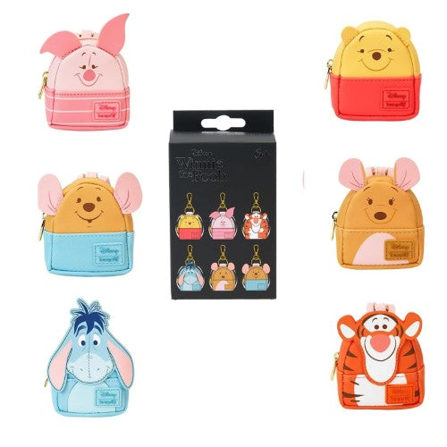 Loungefly Winnie The Pooh Mystery Mini Backpack Bag Charm (1 box with 1 Charm)