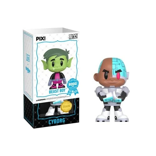 ThrillJoy Pix! Teen Titans Go! Beast Boy Vinyl Figure
