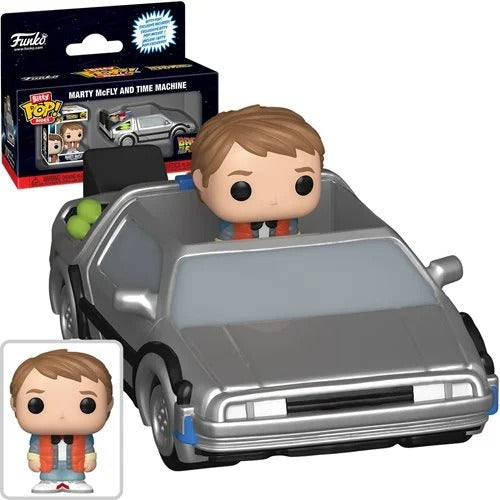 Funko Pop! Ride Bitty Back to the Future Marty McFly and Time Machine