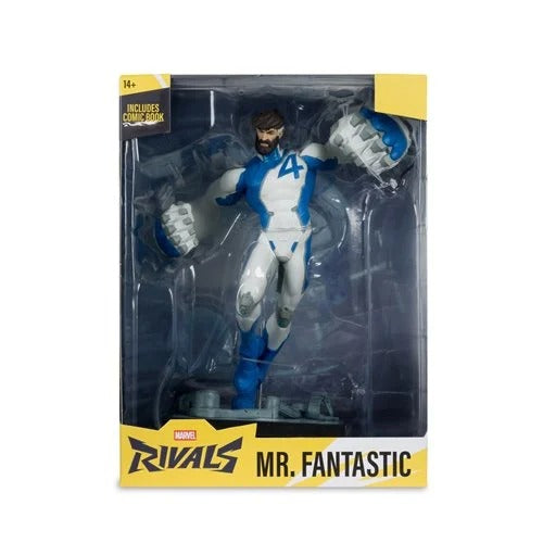 Marvel Rivals Mr. Fantastic 1:6 Scale Posed Figure with Scene and Comic